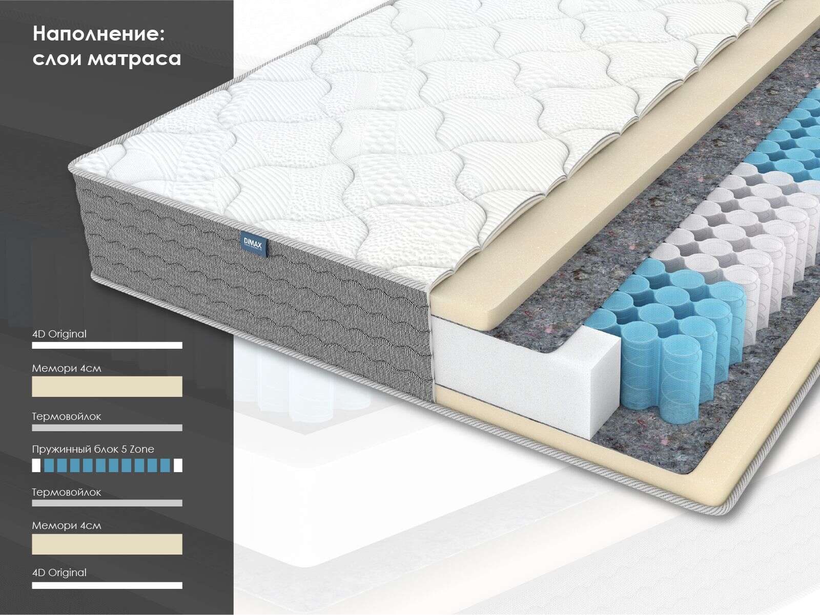Матрас Dimax ОК Мемо